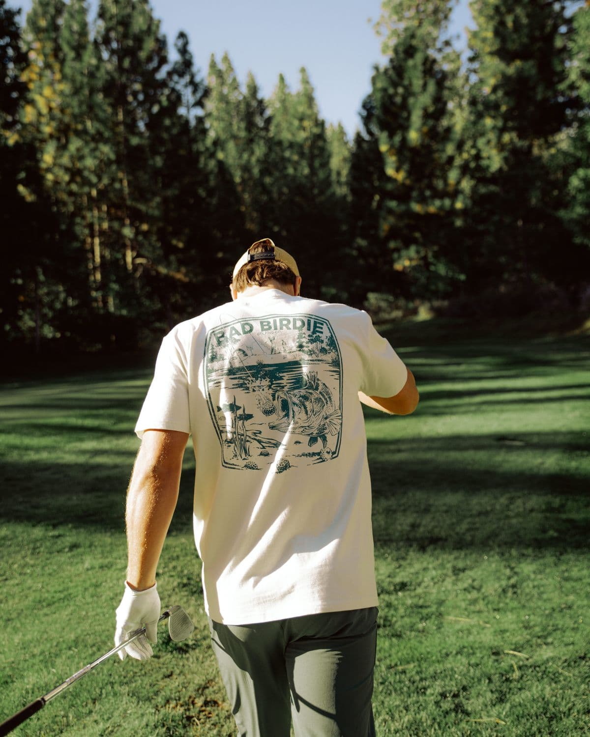 Golf course at golden hour